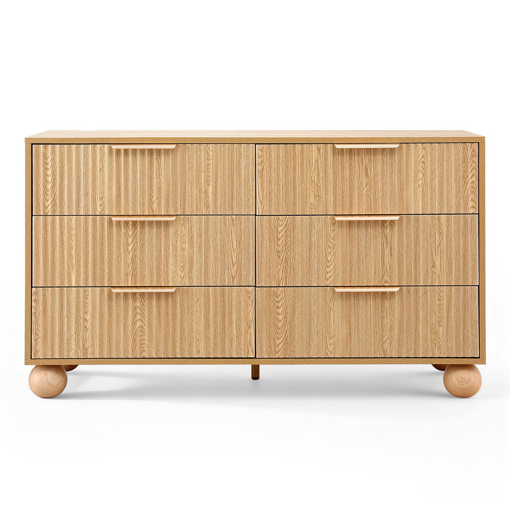 Artiss 6 Chest of Drawers Dresser Tallboy Pine Awezingly