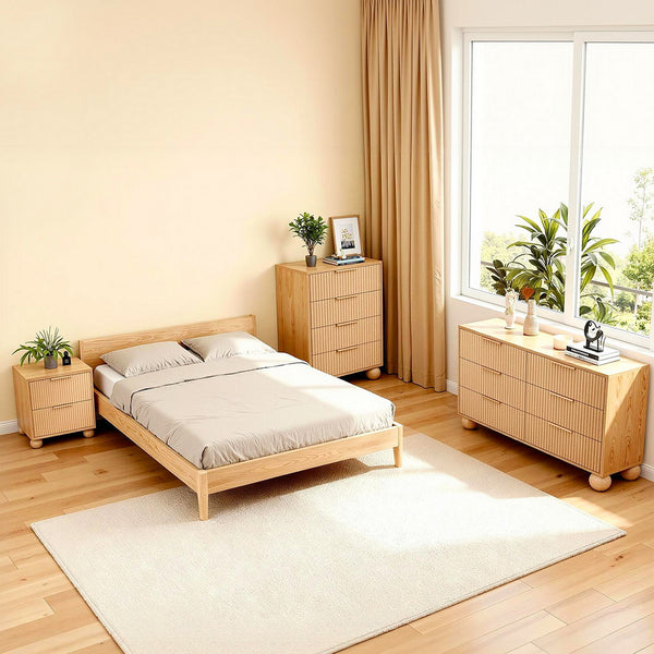 Artiss 6 Chest of Drawers Dresser Tallboy Pine Awezingly