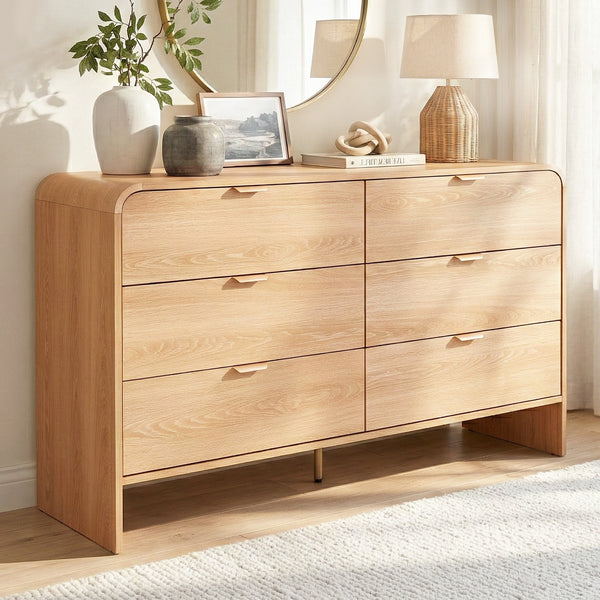 Artiss 6 Chest of Drawers Dresser Cabinet Pine Awezingly