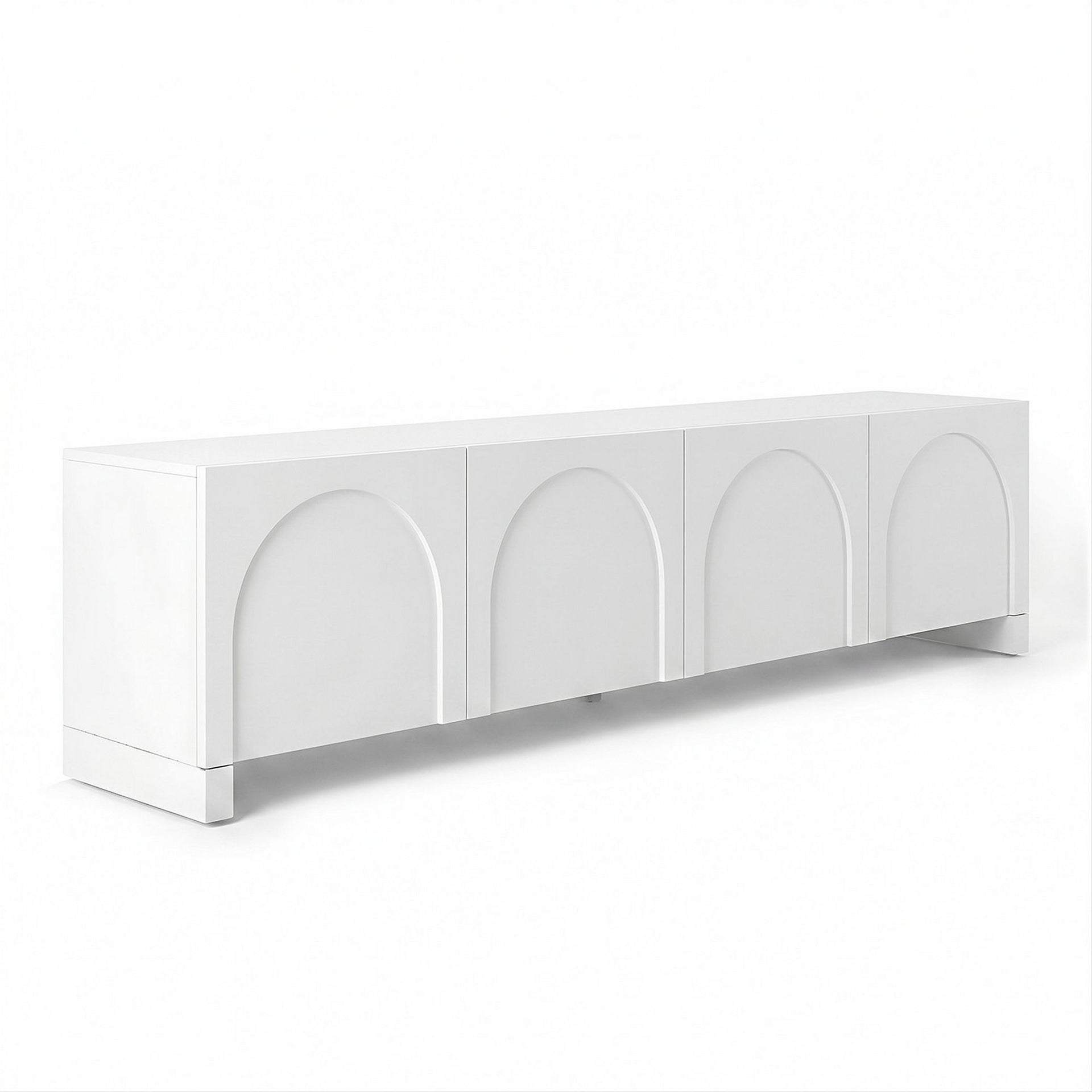 Artiss TV Unit Entertainment Unit Storage Cabinet Adjustable Shelf 180cm White Awezingly