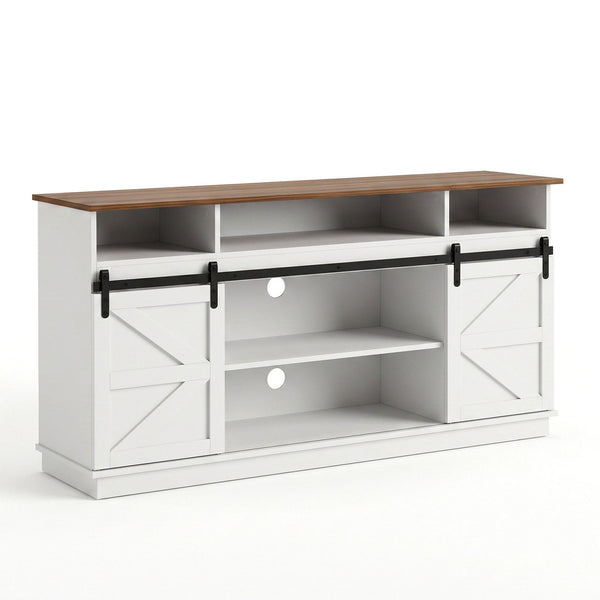 Artiss Buffet Sideboard Cabinet 150cm 3-Tier Kitchen Storage Sliding Doors White Awezingly