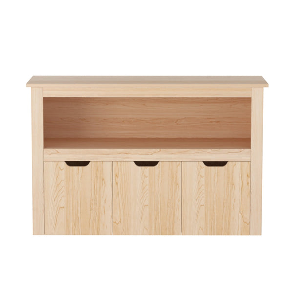 Keezi Kids Bookshelf 3 Drawers Storage Children Bookcase Toy Organiser Display Wooden Awezingly