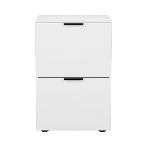 Artiss Filing Cabinet Files Storage Office Shelves File Organiser White 2 Drawer Artiss