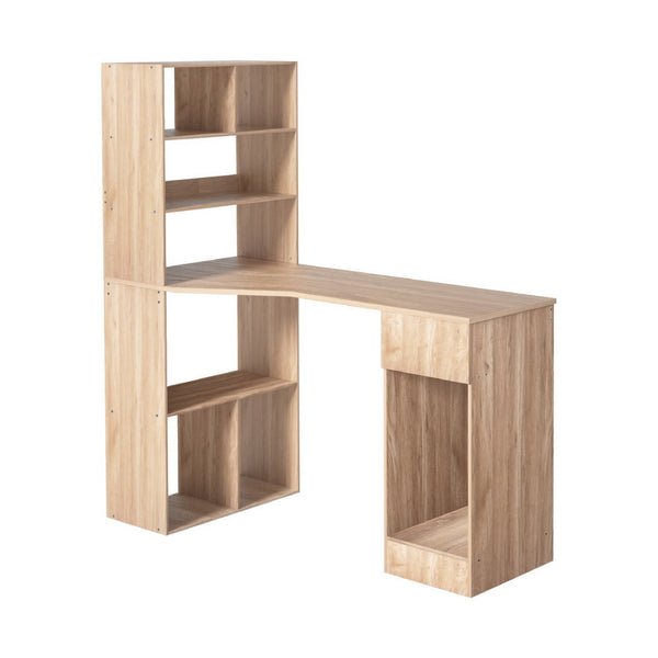Artiss Computer Desk Bookshelf Drawer Cabinet Oak 120CM Artiss