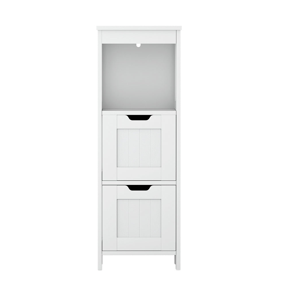 Artiss Bathroom Storage Cabinet 89cm Floor Toilet Drawer Bedroom Organizer Standing White Artiss