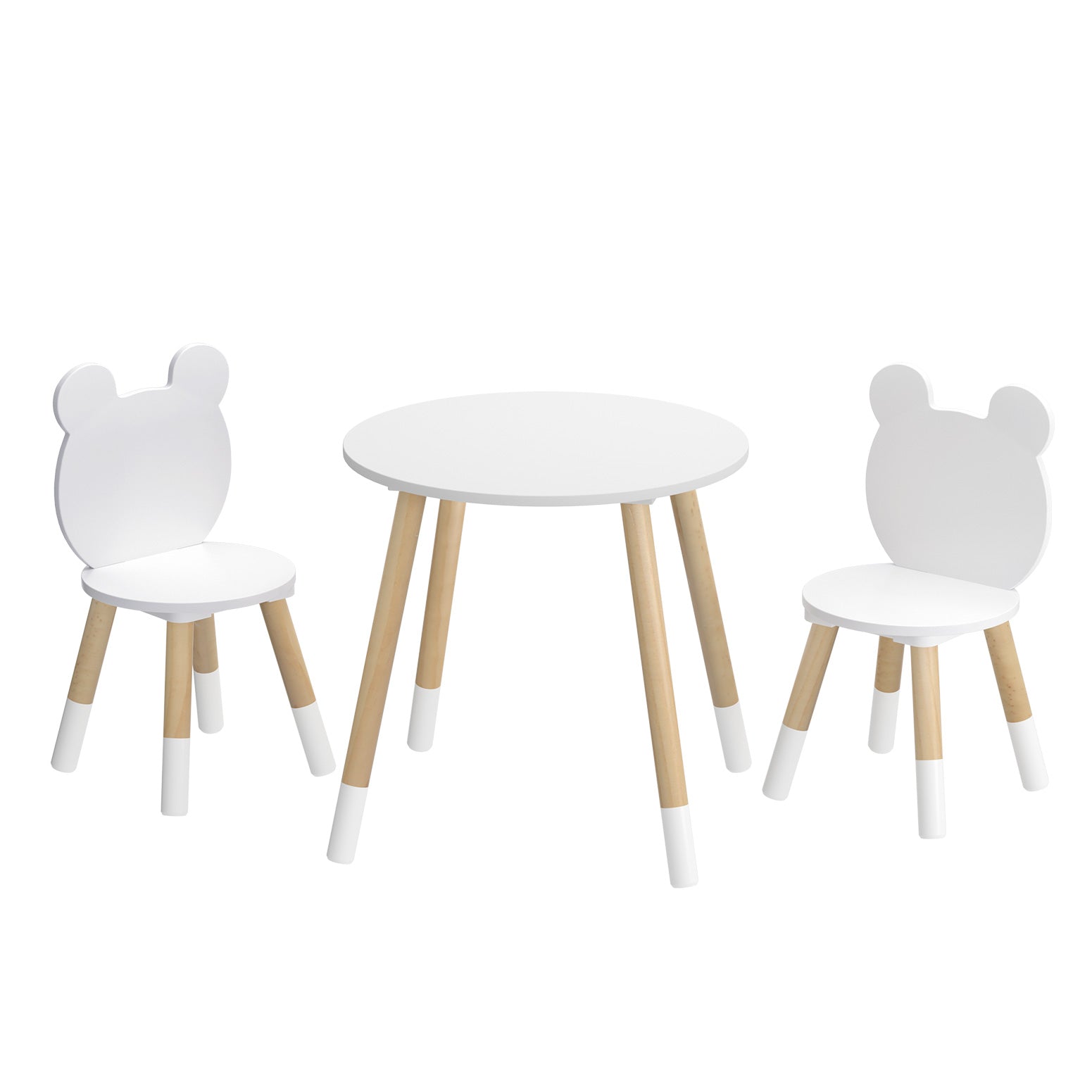 Keezi 3 Piece Kids Table and Chairs Set Activity Playing Study Children Desk Keezi