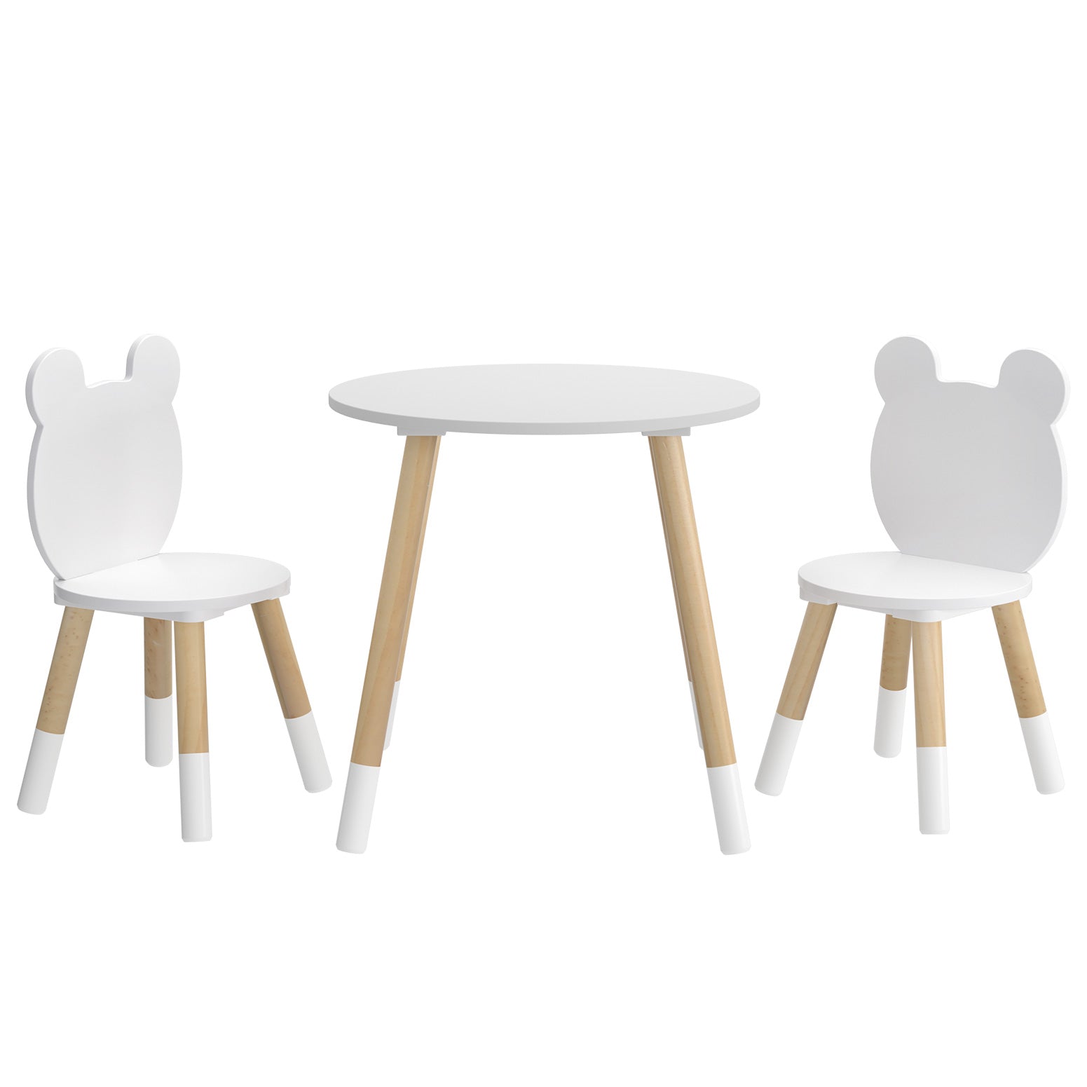 Keezi 3 Piece Kids Table and Chairs Set Activity Playing Study Children Desk Keezi