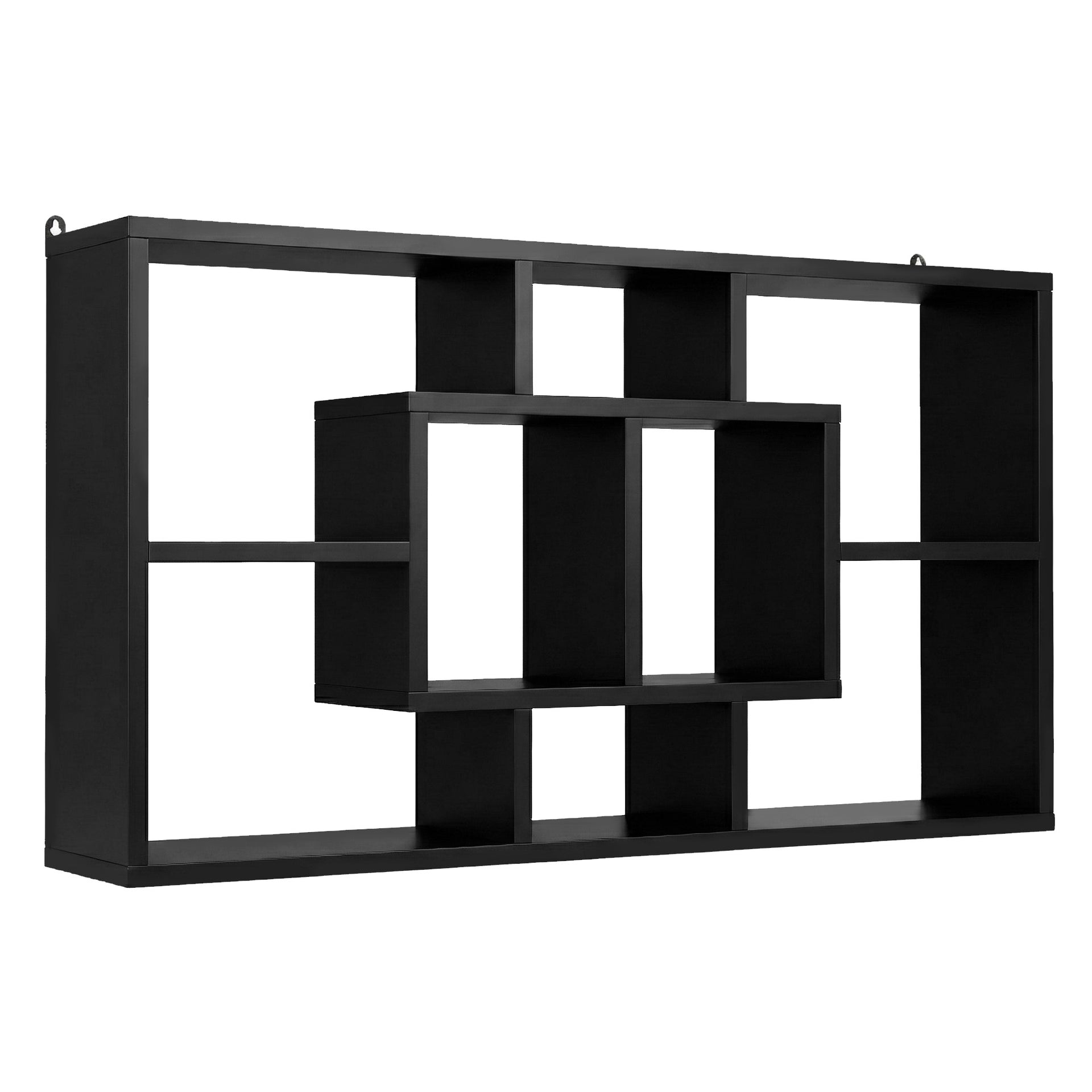 Artiss Floating Wall Shelves Bookshelf Black Awezingly