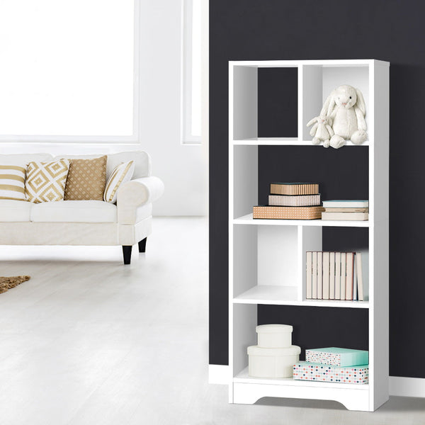Artiss Display Shelf Bookcase Storage Cabinet Bookshelf Bookcase Home Office White Artiss