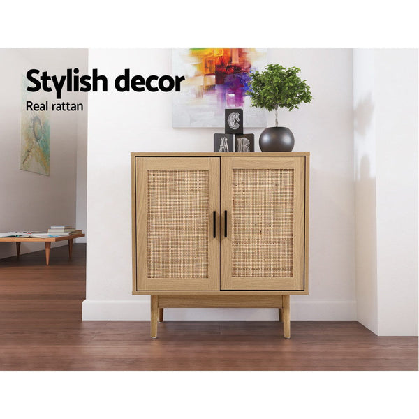 Artiss Rattan Buffet Sideboard Cabinet Storage Hallway Table Kitchen Cupboard Artiss