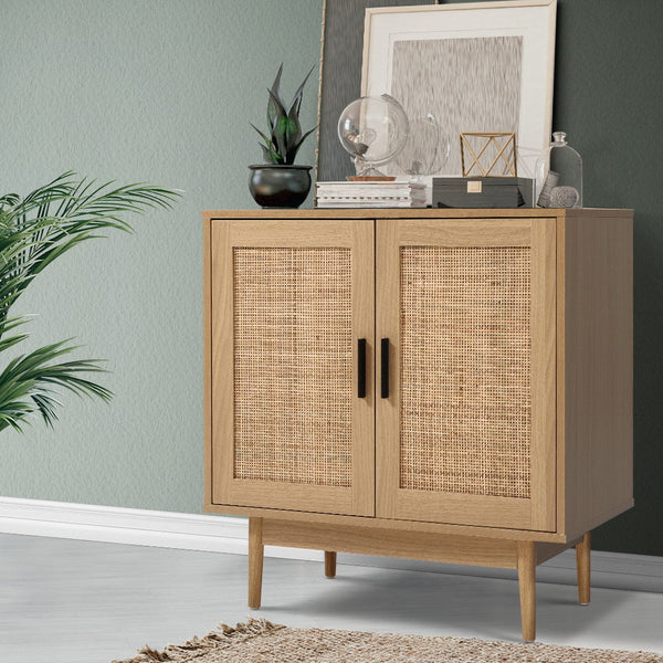 Artiss Rattan Buffet Sideboard Cabinet Storage Hallway Table Kitchen Cupboard Artiss