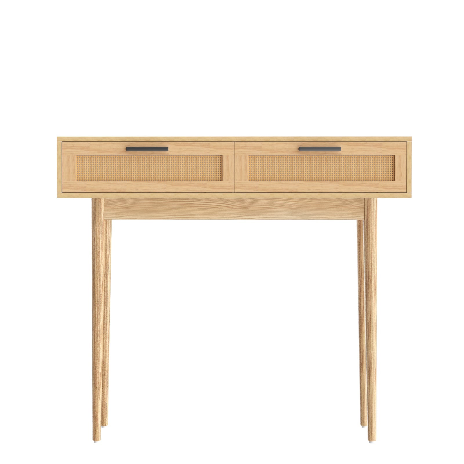 Artiss Rattan Console Table Drawer Storage Hallway Tables Drawers Artiss