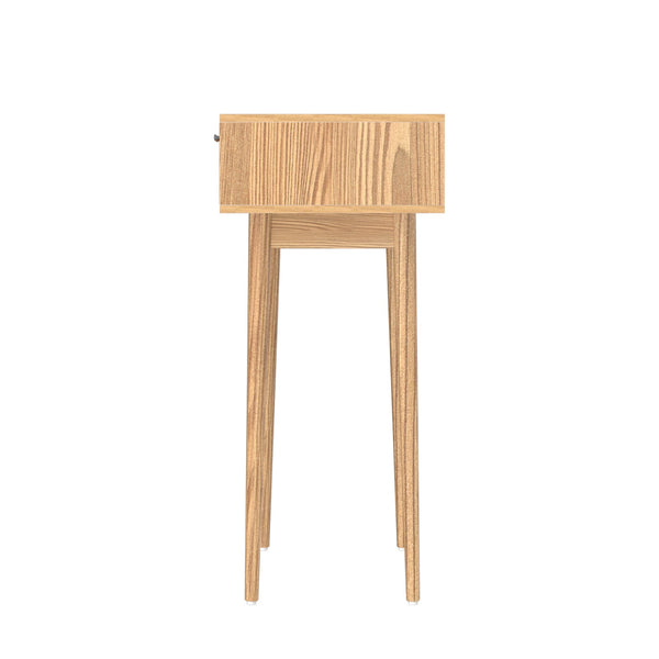 Artiss Rattan Console Table Drawer Storage Hallway Tables Drawers Artiss