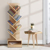 Artiss Display Shelf 7-Shelf Tree Bookshelf - Natural Wood