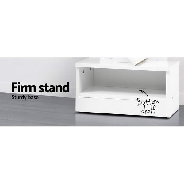 Artiss Display Shelf 7-Shelf Tree Bookshelf - White Artiss