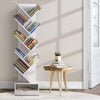 Artiss Display Shelf 9-Shelf Tree Bookshelf - White