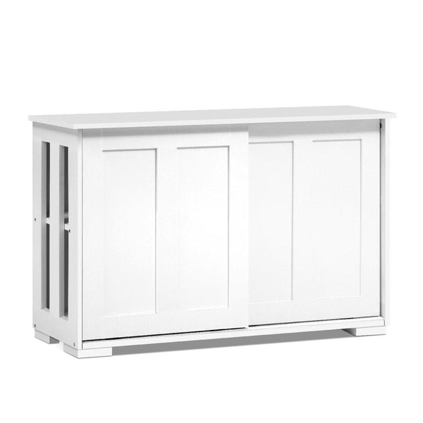 Artiss Buffet Sideboard Cabinet Storage Shelf Cupboard Hallway Table White Artiss