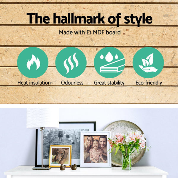 Artiss Wooden Storage Console Table - White Artiss