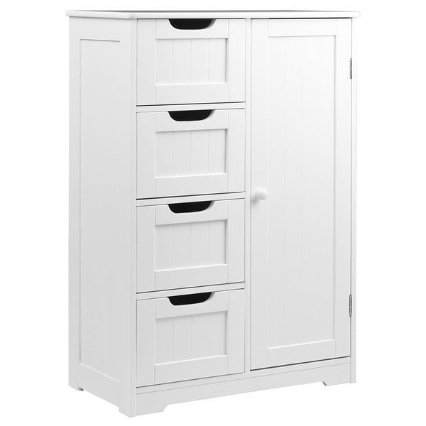 Artiss Bathroom Tallboy Storage Cabinet - White Artiss