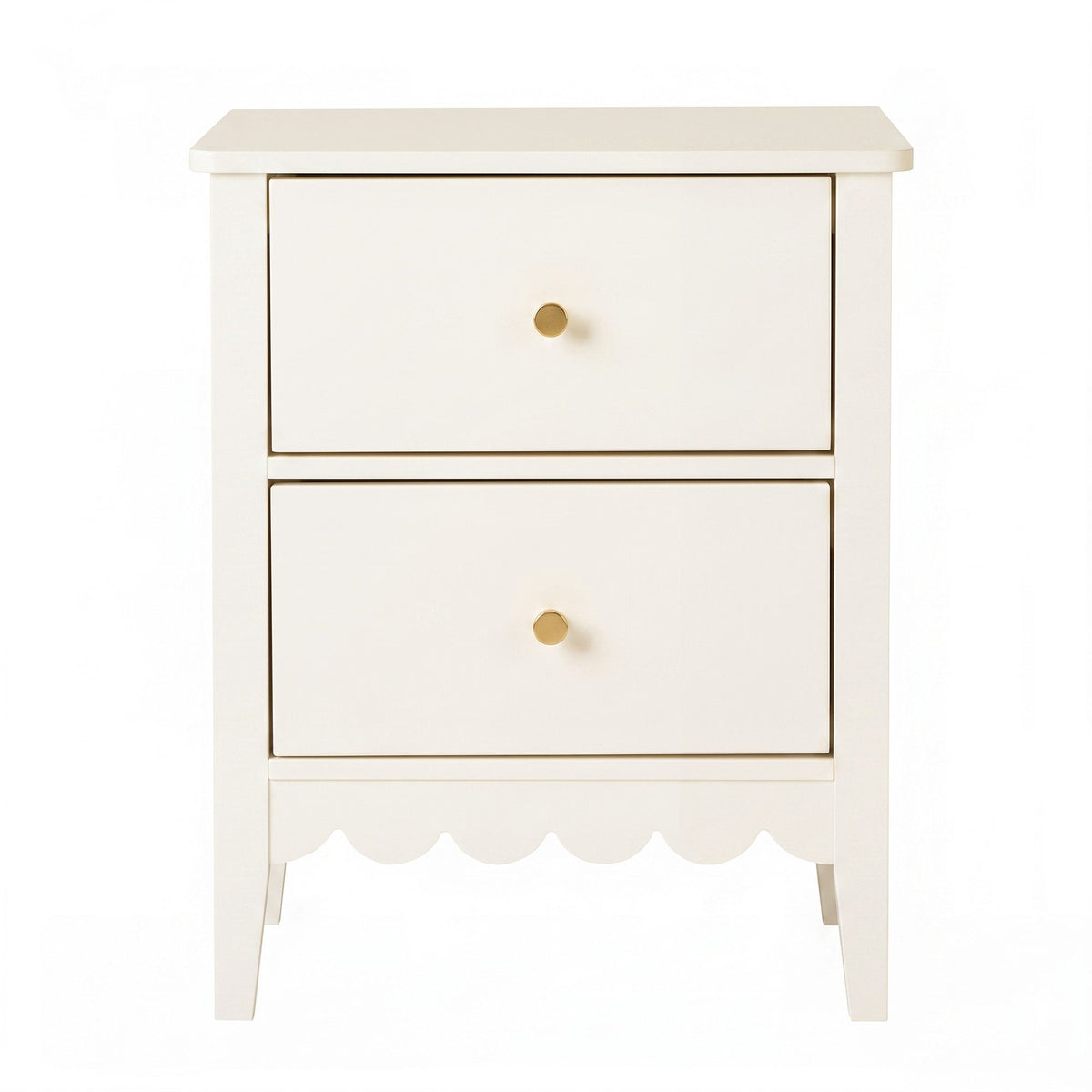 Artiss Bedside Table 2 Drawers Bedroom Storage Nightstand Beige Artiss