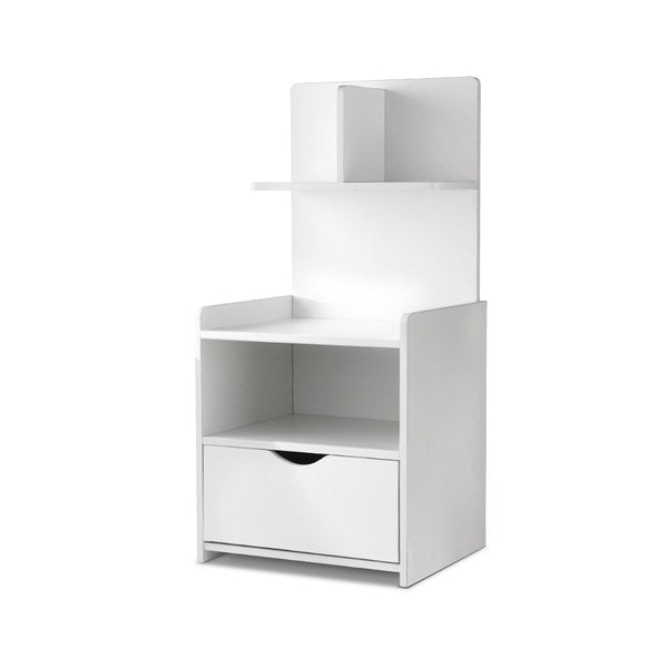 Artiss Bedside Table Cabinet Shelf Display Drawer Side Artiss