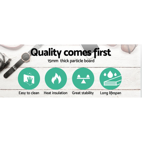 Artiss Chest of Drawers Tallboy Dresser Storage Cabinet Industrial Rustic Artiss