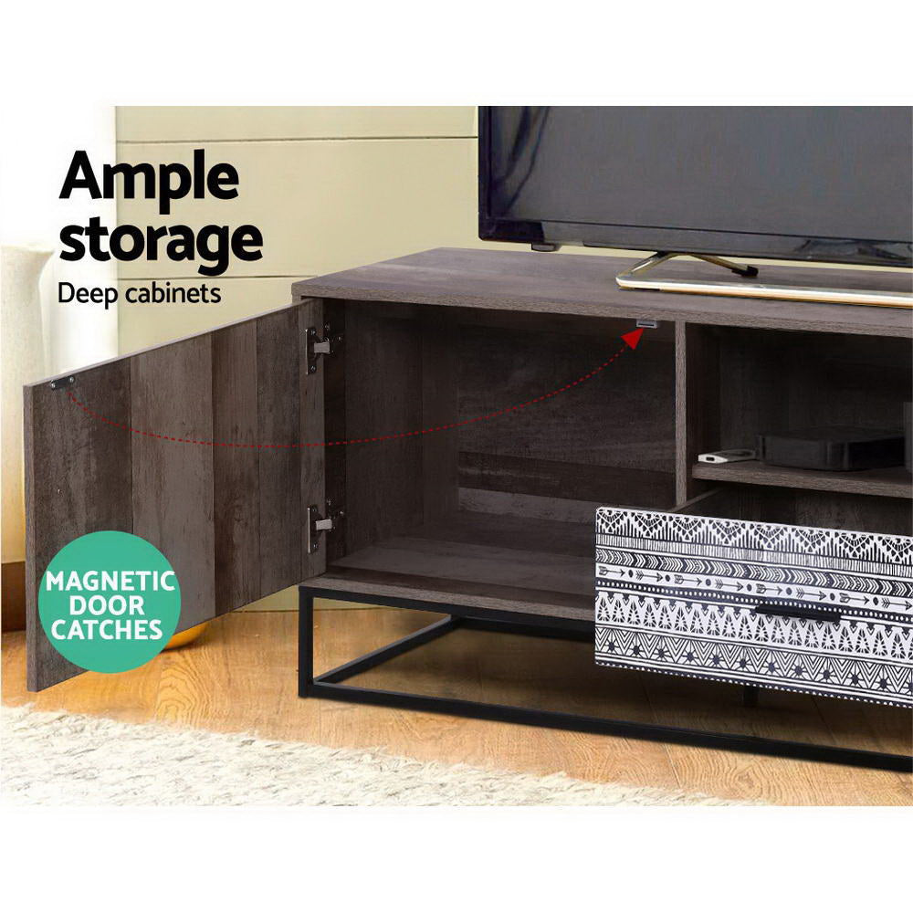 Artiss TV Cabinet Entertainment Unit Rustic 180cm