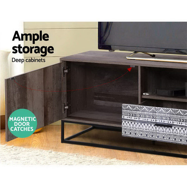 Artiss TV Cabinet Entertainment Unit Rustic 180cm Artiss