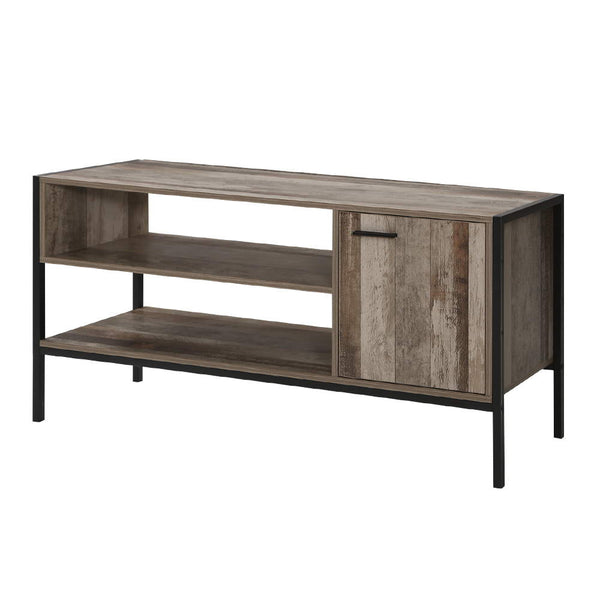 Artiss TV Cabinet Entertainment Unit Stand Storage Wood Industrial Rustic 124cm Artiss