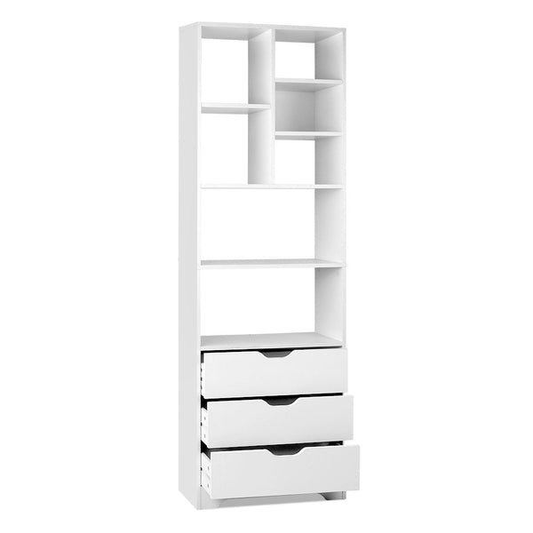 Artiss Display Drawer Shelf - White Artiss