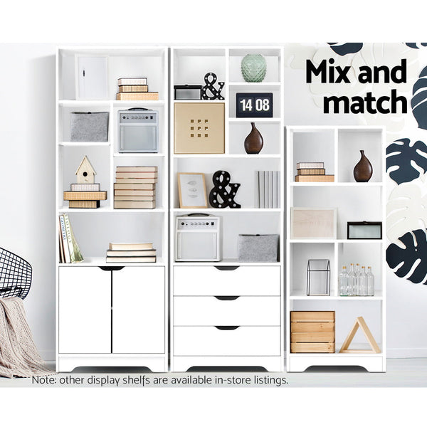 Artiss Display Drawer Shelf - White Artiss