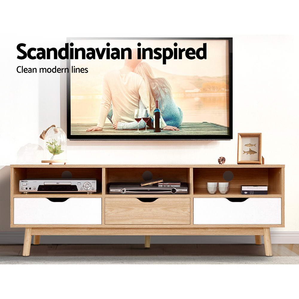 Artiss TV Cabinet Entertainment Unit 140cm Scandinavian