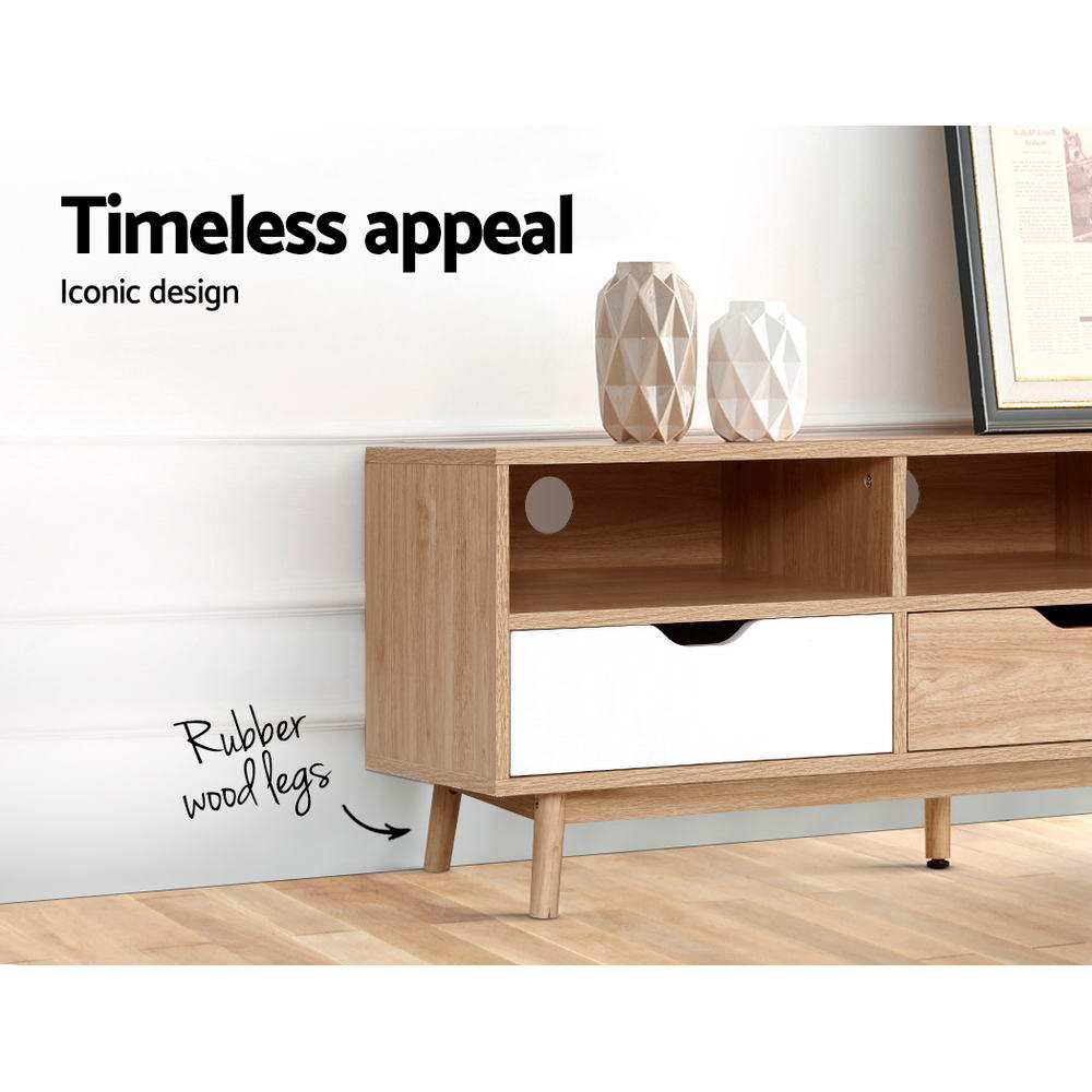Artiss TV Cabinet Entertainment Unit 140cm Scandinavian