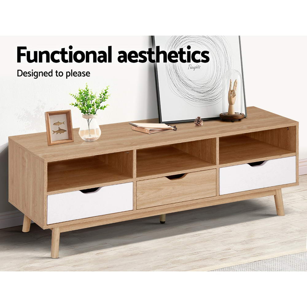 Artiss TV Cabinet Entertainment Unit 140cm Scandinavian