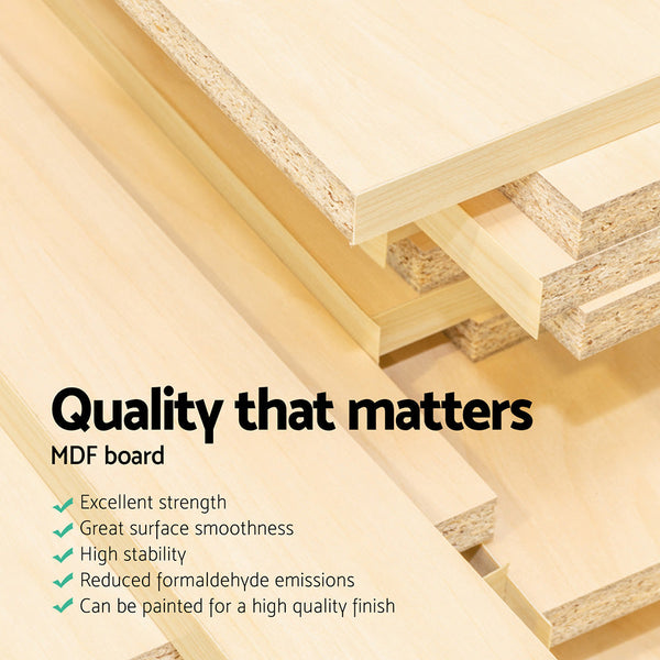 Keezi Kids Toy Box 12 Bins Bookshelf Organiser Children Storage Rack Awezingly