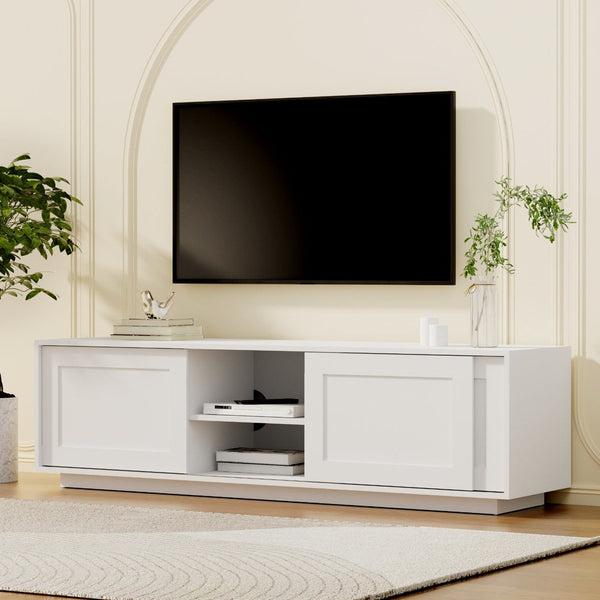 Artiss TV Unit Entertainment Unit Storage Cabinet 160cm White Artiss