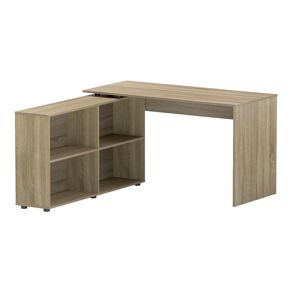 Artiss Office Computer Desk Corner Study Table Workstation Bookcase Storage Artiss