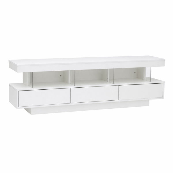 Artiss TV Unit LED 160CM Storage Drawer White Awezingly