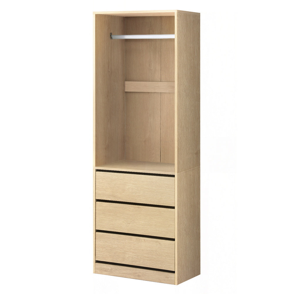 Artiss Wardrobe Clothes Closet Storage Organizer Pine Artiss