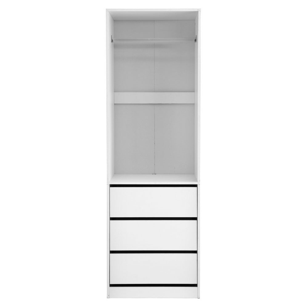 Artiss Wardrobe Clothes Closet Storage Organizer White Artiss