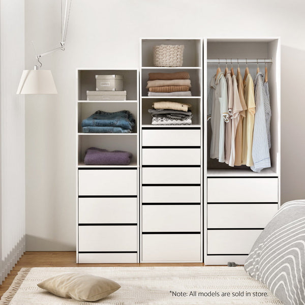 Artiss Wardrobe Clothes Closet Storage Organizer White Artiss