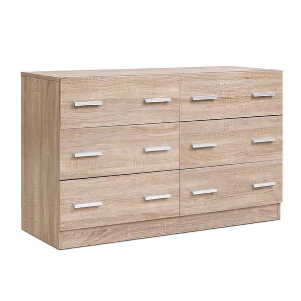 Artiss 6 Chest of Drawers Cabinet Dresser Table Tallboy Lowboy Storage Wood Artiss