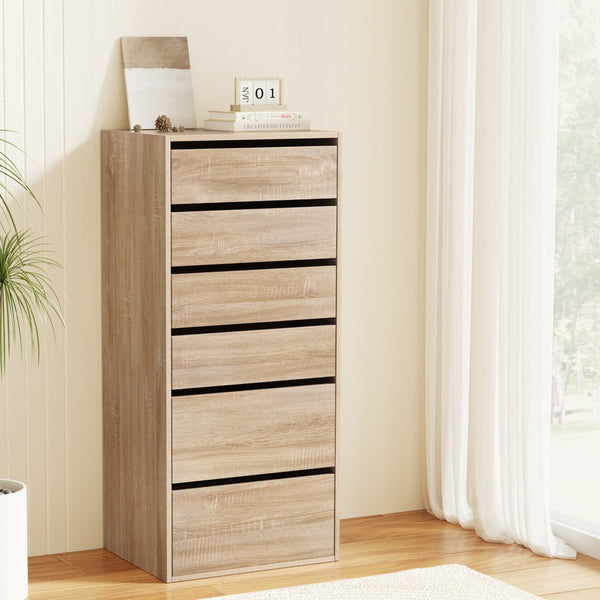 Artiss 6 Chest of Drawers Dresser Tallboy Pine Awezingly