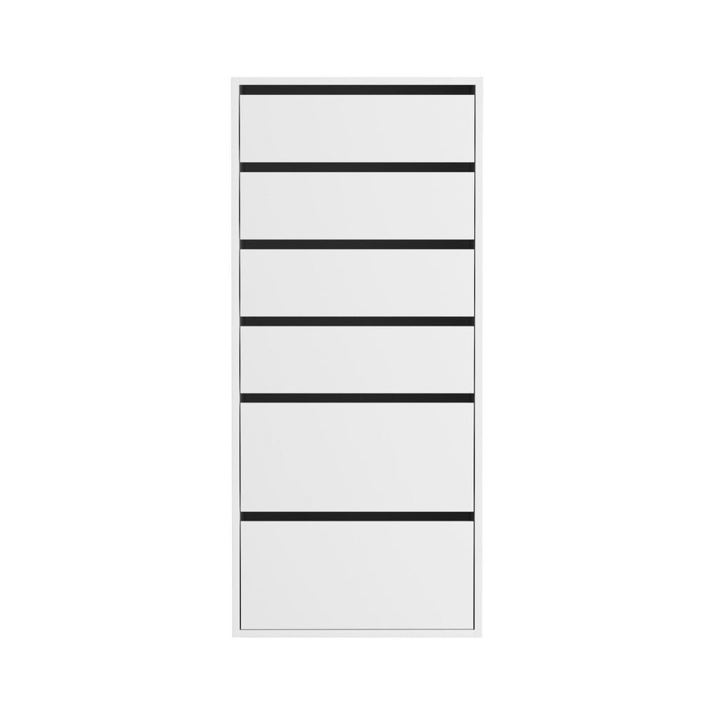 Artiss 6 Chest of Drawers Dresser Tallboy White Artiss