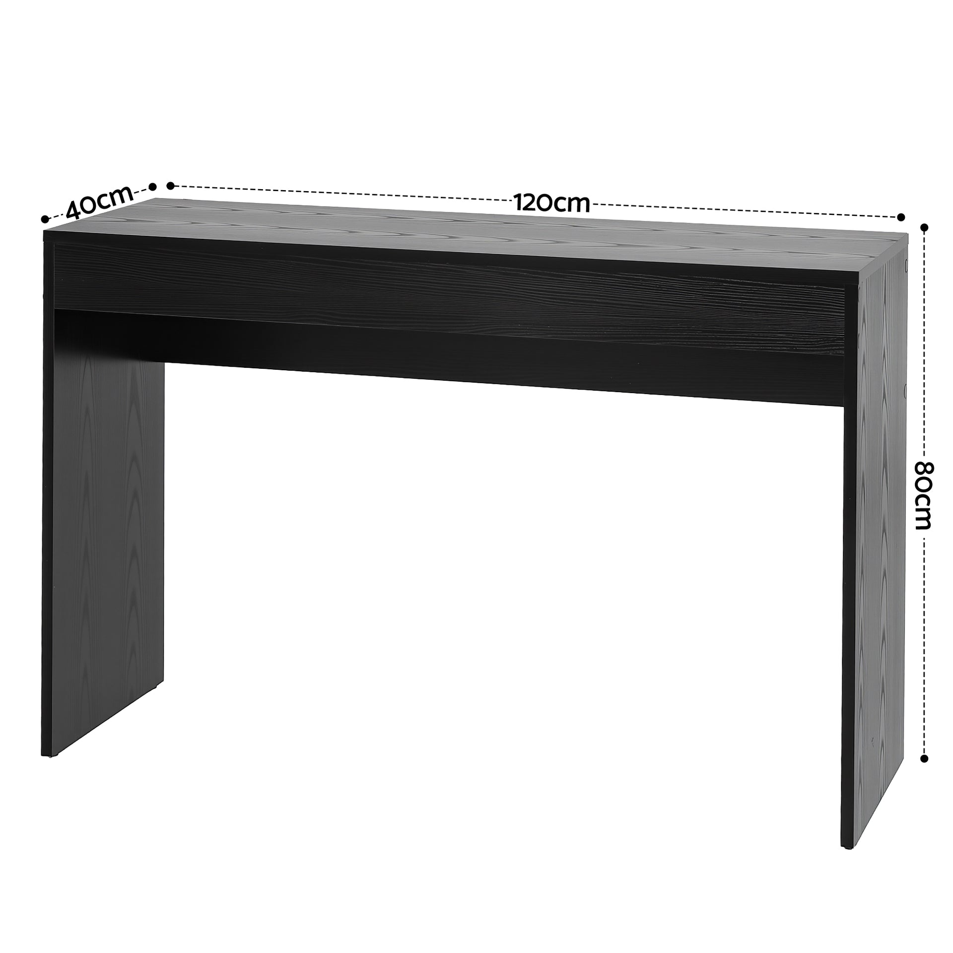 Artiss Console Table Hallway Sofa Entryway Entrance 120CM Black Awezingly