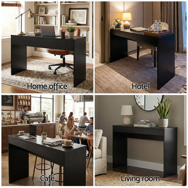 Artiss Console Table Hallway Sofa Entryway Entrance 120CM Black Awezingly