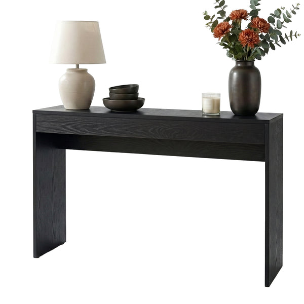 Artiss Console Table Hallway Sofa Entryway Entrance 120CM Black Awezingly