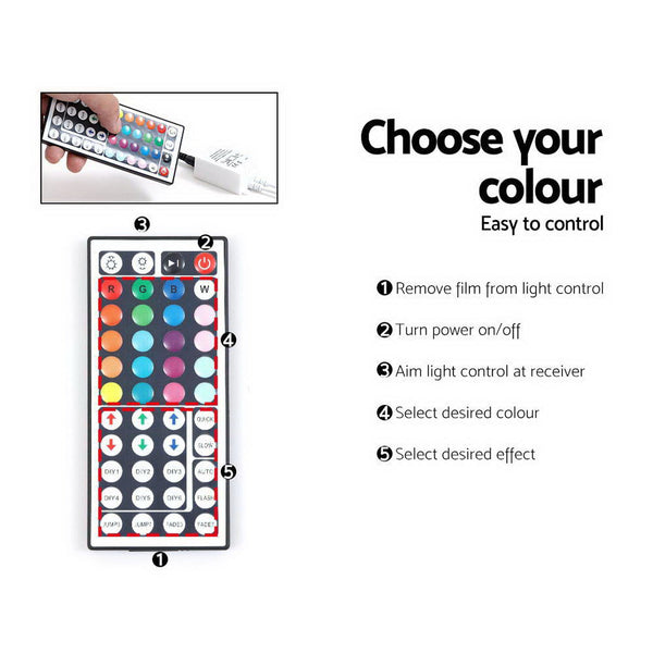 Artiss TV Cabinet Entertainment Unit Stand RGB LED Gloss Drawers 160cm White Artiss