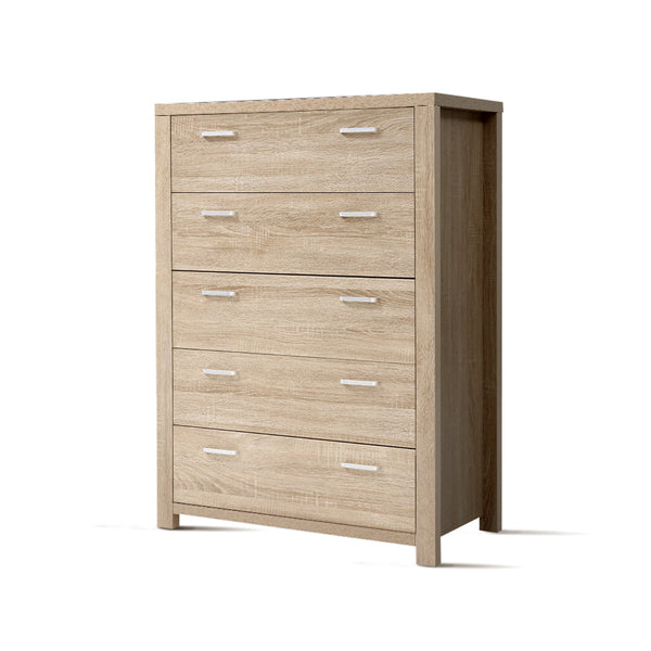 Artiss 5 Chest of Drawers Tallboy Dresser Table Bedroom Storage Cabinet Artiss
