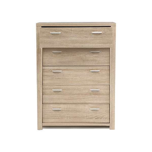 Artiss 5 Chest of Drawers Tallboy Dresser Table Bedroom Storage Cabinet Artiss